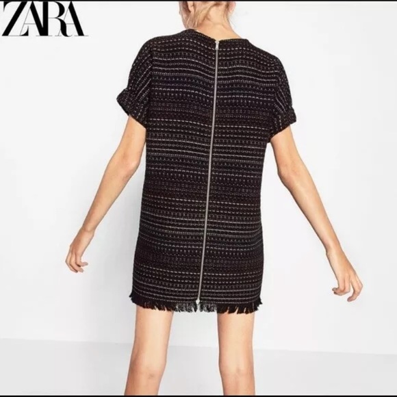 Zara Trafaluc Collection Fringe Dress Jacket Med - Picture 5 of 12